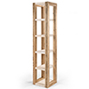 Reclaimed wood shelf rack