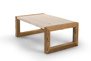Coffee table made from reclaimed wood