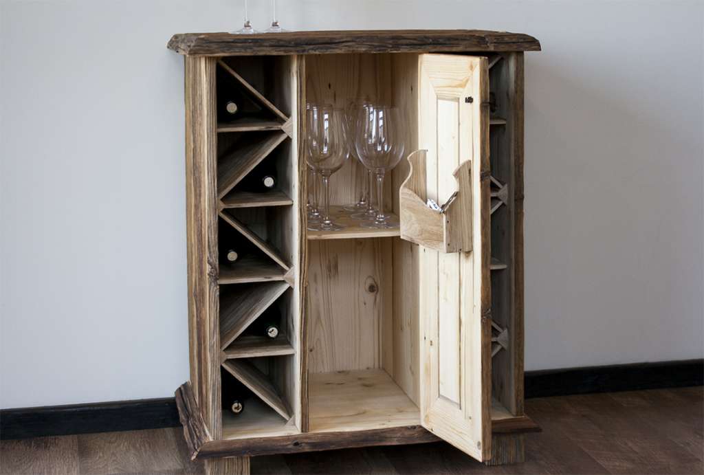 reclaimed wood wine cabinets - reclaimed wood - antiquewood.lv